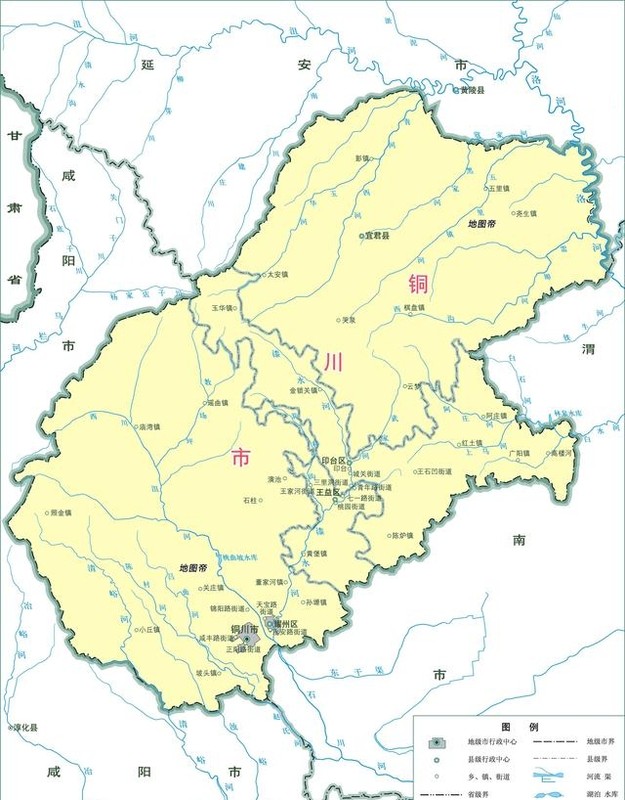 铜川市属于中国哪个省，铜川市的最新行政区计划