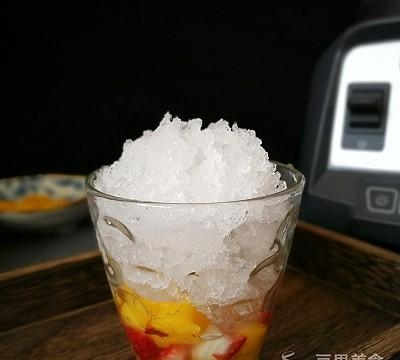 破壁机打冰块会坏吗，家常水果刨冰的做法图解