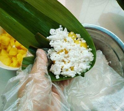 西米粽子的做法和包法，水晶西米粽的制作步骤