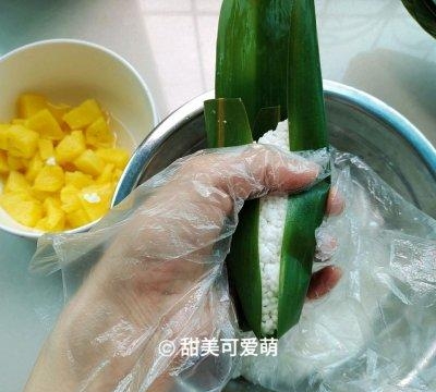 西米粽子的做法和包法，水晶西米粽的制作步骤