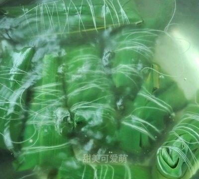 西米粽子的做法和包法，水晶西米粽的制作步骤