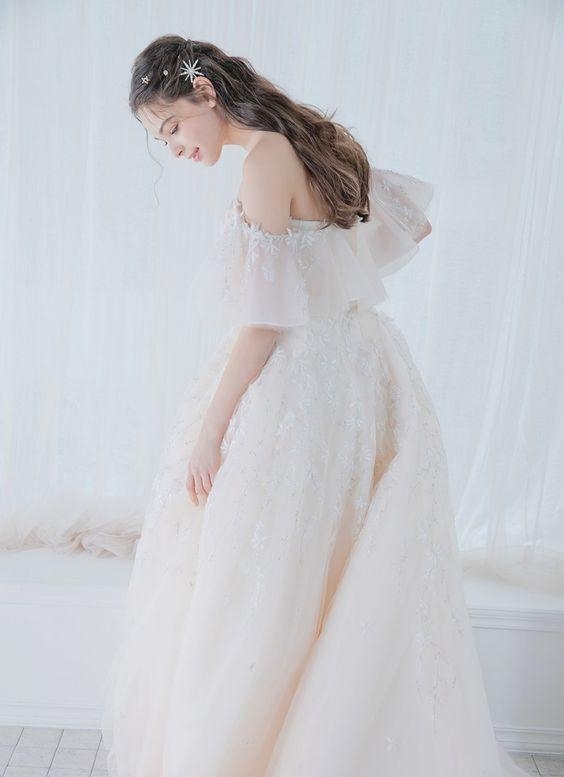 韩国婚纱欣赏图片大全，韩系高定婚纱礼服高清大图