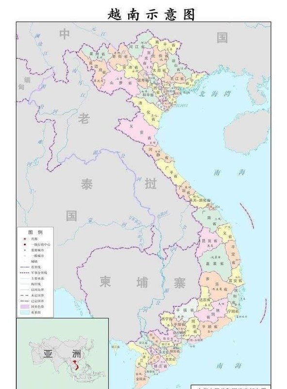 越南相当于中国哪个省的面积，越南背后的历史缘故介绍