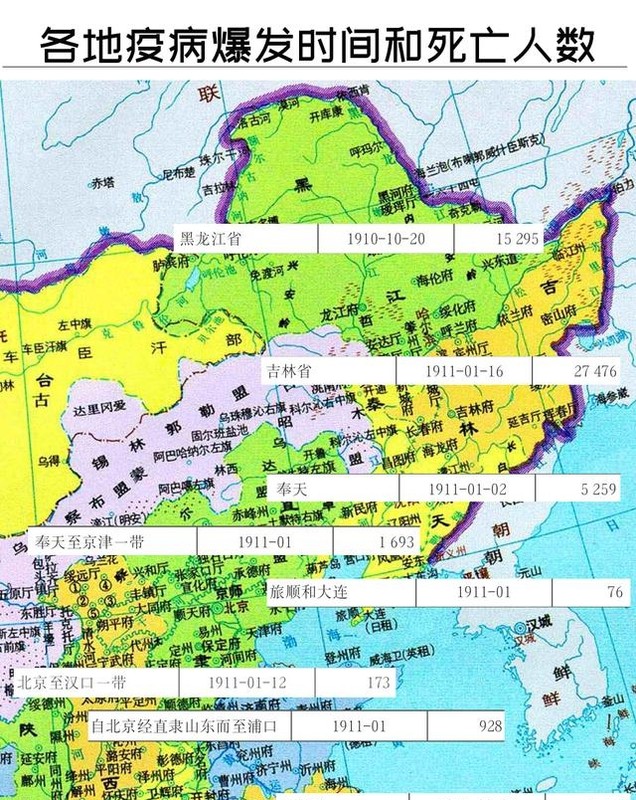1910年中国发生了什么灾难，细说致死6万人的1910年东北大鼠疫
