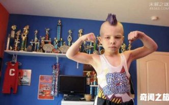 全球最小的摔跤天才：8岁摔跤神童斯蒂夫·波林