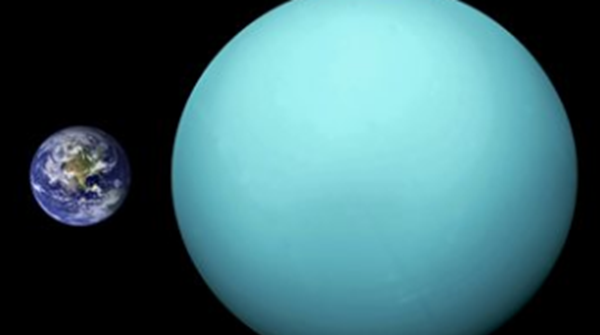 天王星到底长什么样子,天王星的太阳光是地球的1/400
