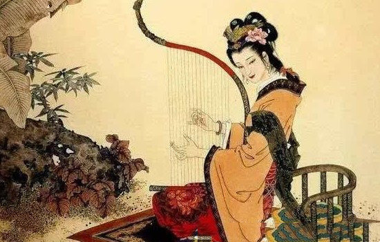 箜篌怎么读,箜篌,kōng,hóu中国古代传统弹弦乐器