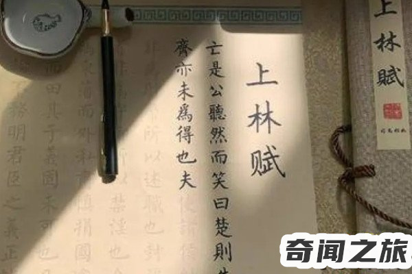 上林赋为什么写给心上人,上林赋一共多少字