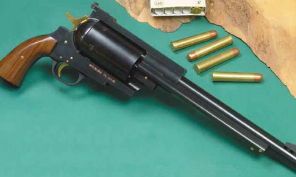 世界上最大的手枪,雷明顿转轮手枪的放大版却长达1.4米