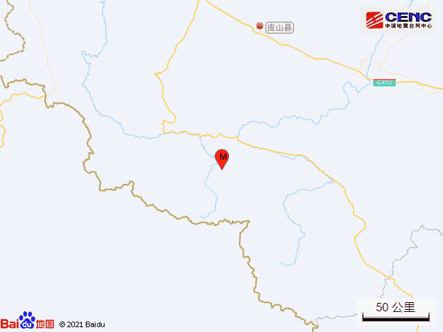 新疆和田地区发生5.0级地震,震中位于北纬36.09度，东经77.78度